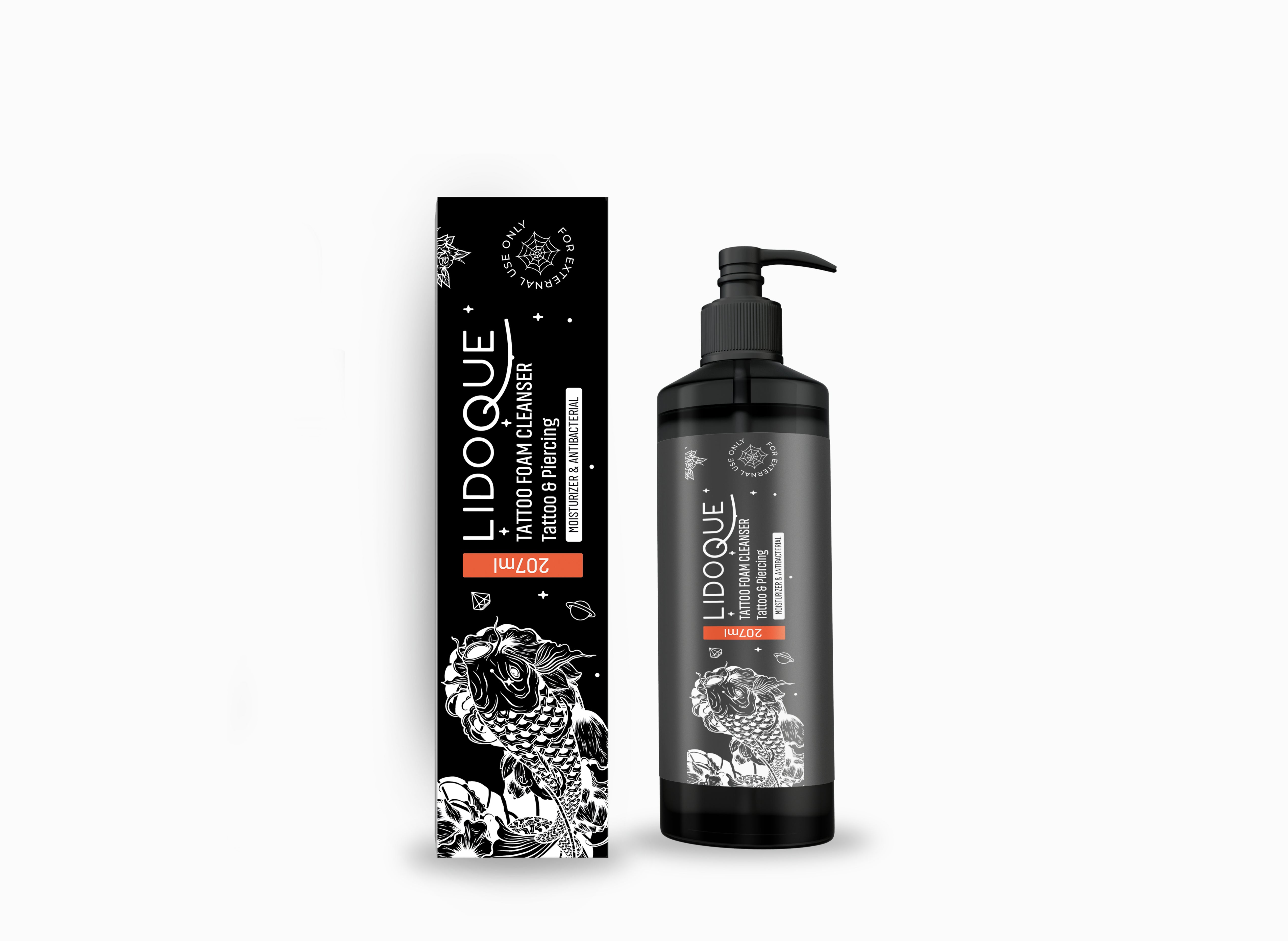 Lidoque Natural Foam Tattoo Skin Cleanser